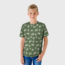 Детская футболка 3D Камуфляж Берёзка - фото 2
