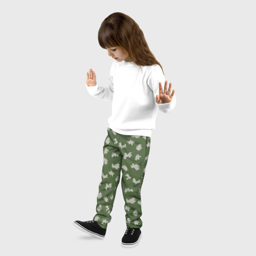 Детские брюки 3D Камуфляж Берёзка, цвет 3D печать - фото 3