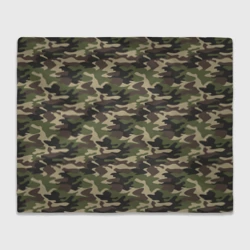 Плед 3D Лесной Камуфляж Camouflage