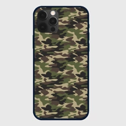 Чехол для iPhone 12 Pro Лесной Камуфляж Camouflage