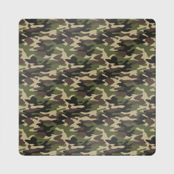 Магнит виниловый Квадрат Лесной Камуфляж Camouflage