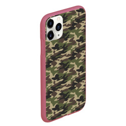 Чехол для iPhone 11 Pro Max матовый Лесной Камуфляж Camouflage - фото 2