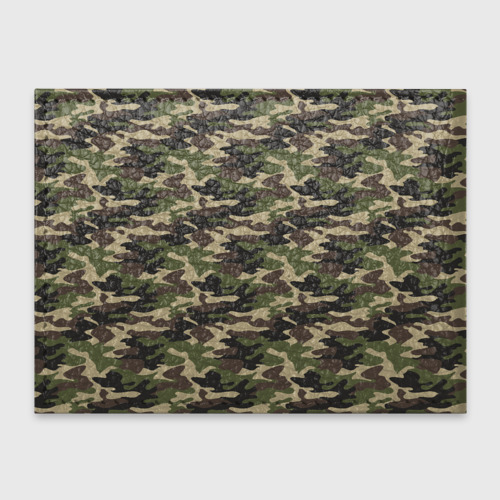 Обложка для студенческого билета Лесной Камуфляж Camouflage, цвет красный - фото 2