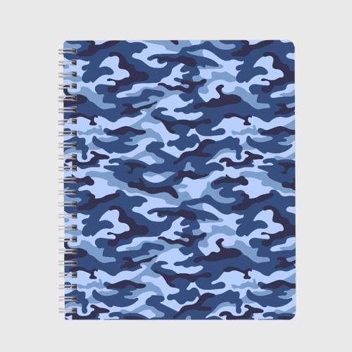 Тетрадь Синий Камуфляж Camouflage