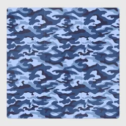 Магнитный плакат 3Х3 Синий Камуфляж Camouflage