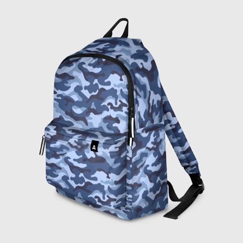 Рюкзак 3D Синий Камуфляж Camouflage