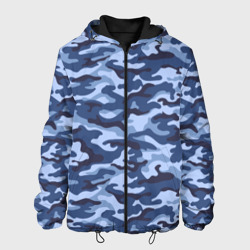 Мужская куртка 3D Синий Камуфляж Camouflage