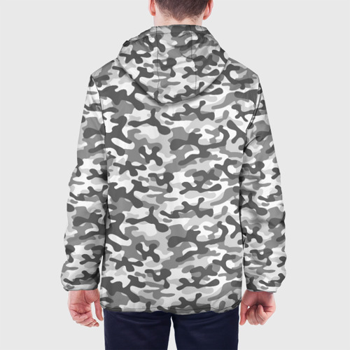Мужская куртка 3D Серый Городской Камуфляж, цвет 3D печать - фото 5