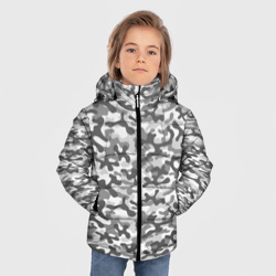 Зимняя куртка для мальчиков 3D Серый Городской Камуфляж - фото 2
