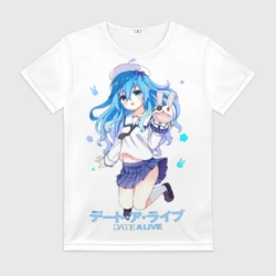 Женская футболка 3D Йошино Химекава - Рандеву с жизнью