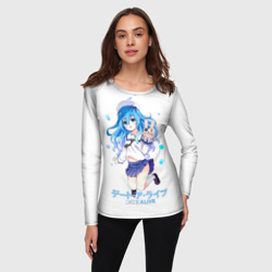 Женский лонгслив 3D Йошино Химекава - Рандеву с жизнью - фото 2