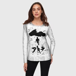 Женский лонгслив 3D Akira черный постер - фото 2