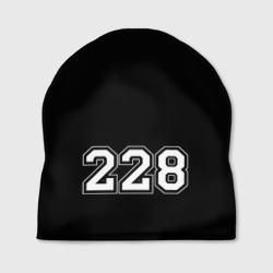 228 Black – Шапка 3D с принтом купить