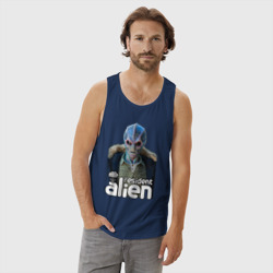 Мужская майка хлопок Resident alien - фото 2