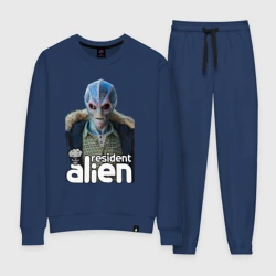 Женский костюм хлопок Resident alien