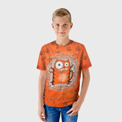 Детская футболка 3D Kot da Vinci - фото 2