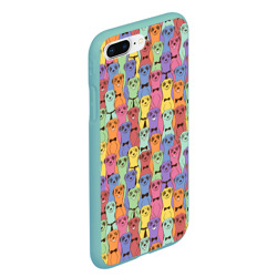 Чехол для iPhone 7Plus/8 Plus матовый Красочные Сурикаты - фото 2