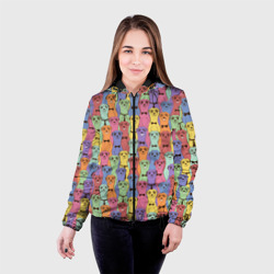 Женская куртка 3D Красочные Сурикаты - фото 2