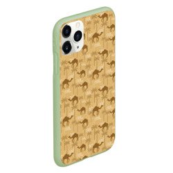 Чехол для iPhone 11 Pro матовый Верблюды - фото 2
