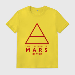 Мужская футболка хлопок 30 Seconds to Mars рок