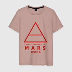 Мужская футболка хлопок 30 Seconds to Mars рок