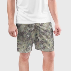 Мужские шорты спортивные Ahegao Цвета Хаки - фото 2