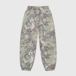 Женские джоггеры оверсайз 3D Ahegao Цвета Хаки