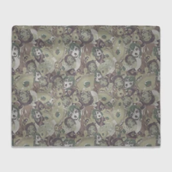 Плед 3D Ahegao Цвета Хаки