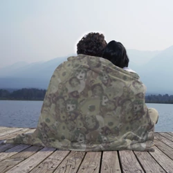 Плед 3D Ahegao Цвета Хаки - фото 2