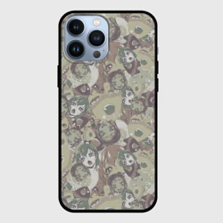 Чехол для iPhone 13 Pro Max Ahegao Цвета Хаки