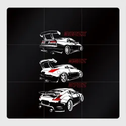 Магнитный плакат 3Х3 Nissan 300 ZX 350Z 370Z JDM style