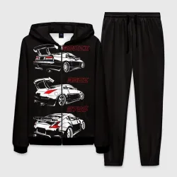 Мужской костюм 3D Nissan 300 ZX 350Z 370Z JDM style