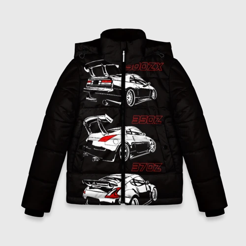 Зимняя куртка для мальчиков 3D Nissan 300 ZX 350Z 370Z JDM style