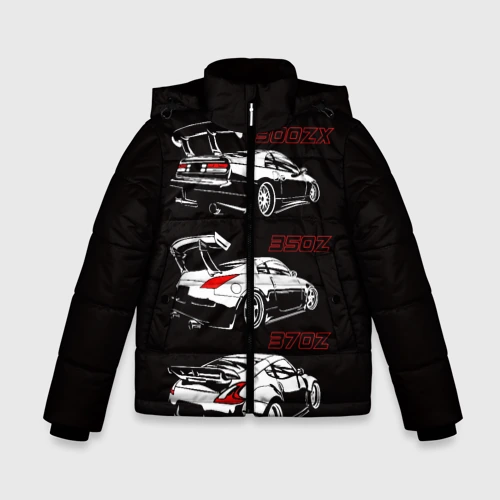 Зимняя куртка для мальчиков 3D Nissan 300 ZX 350Z 370Z JDM style