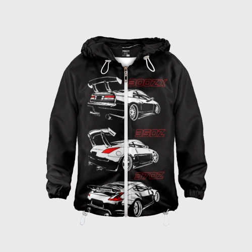 Детская ветровка 3D Nissan 300 ZX 350Z 370Z JDM style
