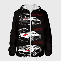 Мужская куртка 3D Nissan 300 ZX 350Z 370Z JDM style