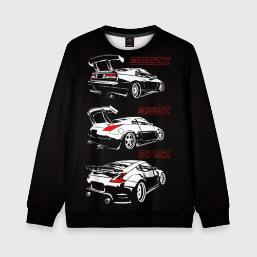 Детский свитшот 3D Nissan 300 ZX 350Z 370Z JDM style