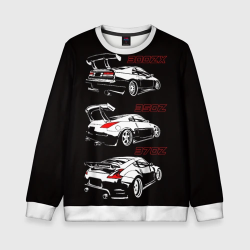 Детский свитшот 3D Nissan 300 ZX 350Z 370Z JDM style