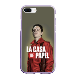 Чехол для iPhone 7Plus/8 Plus матовый Бумажный Дом Берлин - LA Casa de Papel