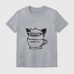 Мужская футболка хлопок Курсэд Кэтс двадцать Семь