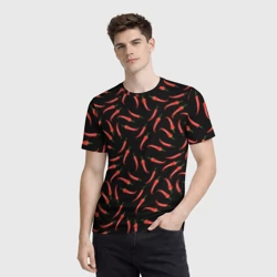 Мужская футболка 3D Перец паттерн - фото 2