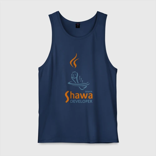 Мужская майка хлопок Senior Shawa Developer