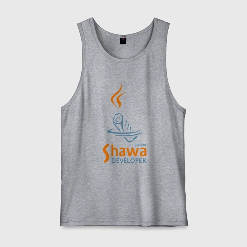 Мужская майка хлопок Senior Shawa Developer