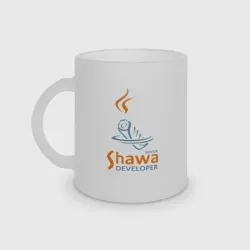 Кружка матовая стеклянная Senior Shawa Developer