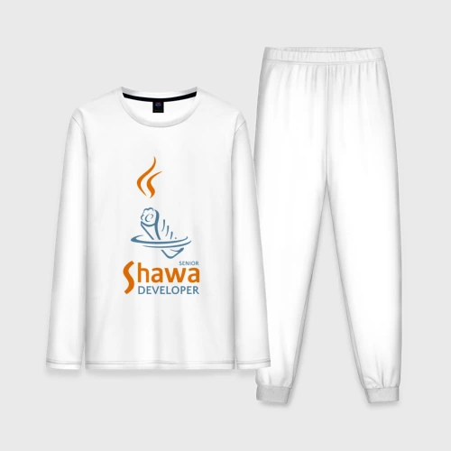 Мужская пижама с лонгсливом хлопок Senior Shawa Developer