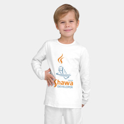 Детская пижама с лонгсливом хлопок Senior Shawa Developer - фото 2