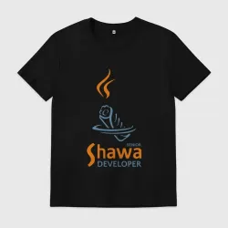 Мужская футболка хлопок Senior Shawa Developer