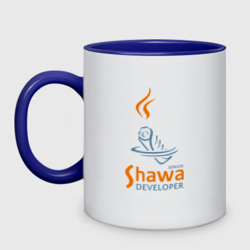 Кружка двухцветная Senior Shawa Developer
