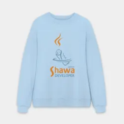 Мужской свитшот oversize без начеса хлопок Senior Shawa Developer