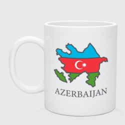 Кружка керамическая Map Azerbaijan